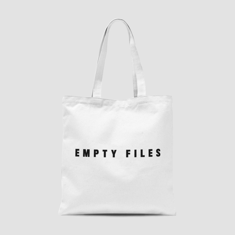 Empty Files - Reworked Tote - Back